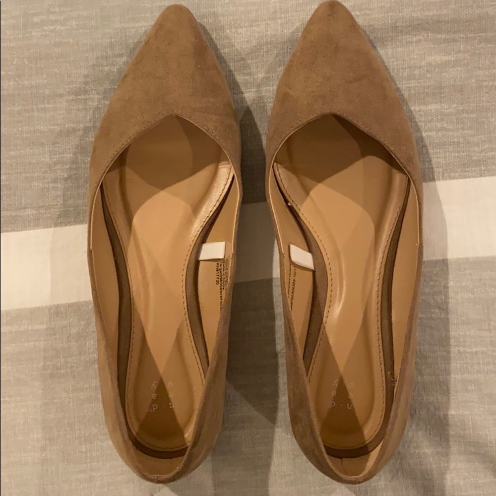 Pointy toed flats